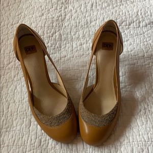 Pink Studio Tan Heels